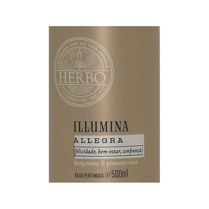 Água Perfumada Allegra 500ml – Herbo Linha Illumina