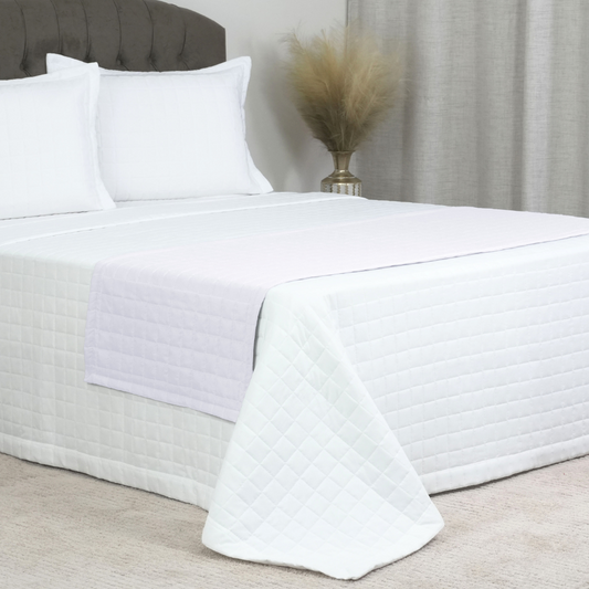 Peseira Copacabana King Branco Percal 300 Fios