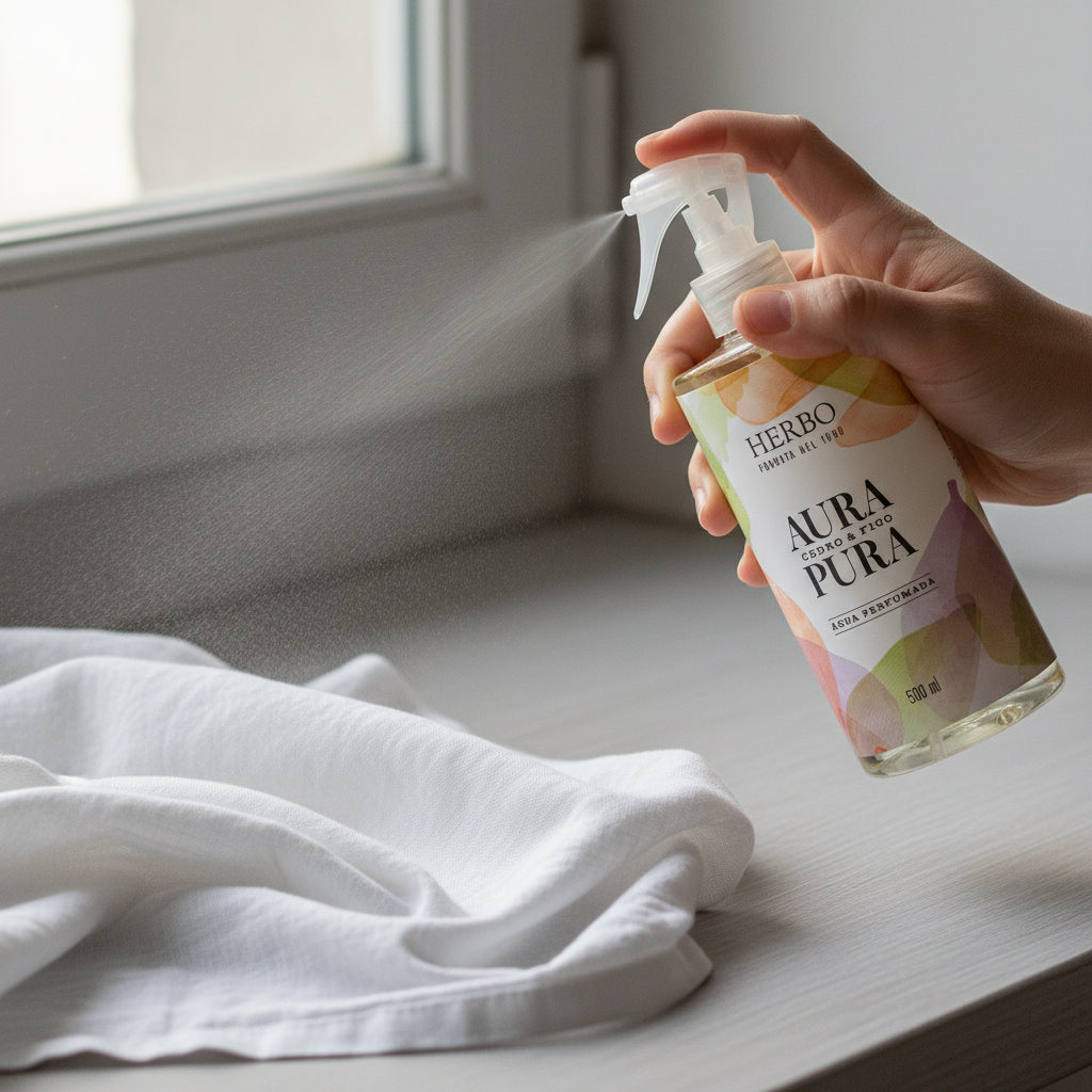 Água Perfumada Cedro e Figo 500ml – Herbo Linha Aura Pura